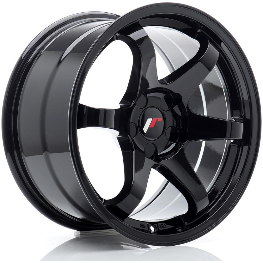 JR Wheels JR3 17x9 ET20-35 BLANK Gloss Black