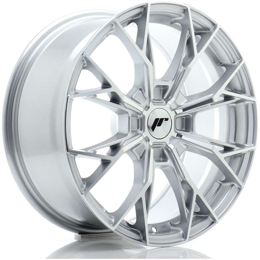 JR Wheels JR49 17x8 ET20-40 4H BLANK Silver Machined Face