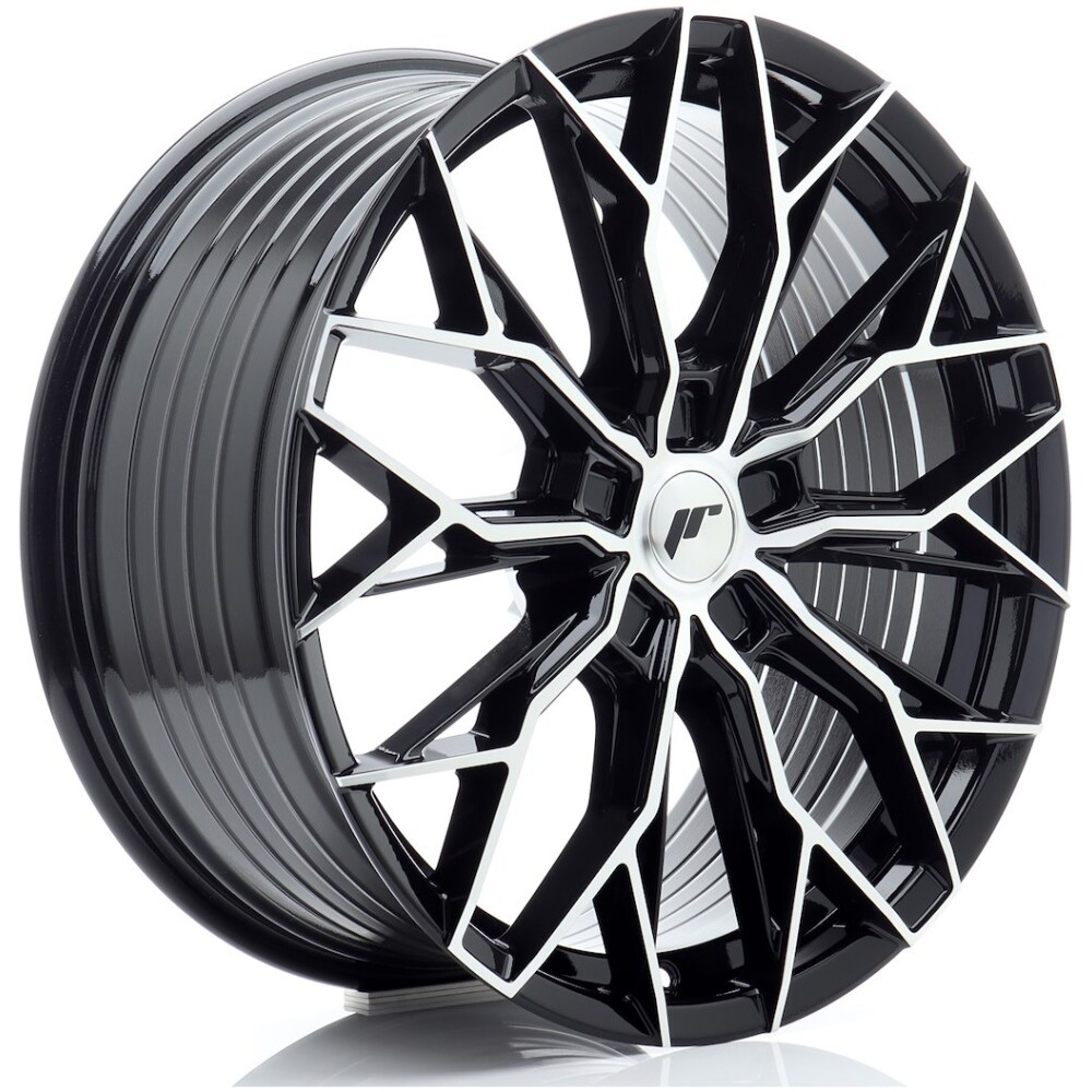 JR Wheels JR49 20x9 ET20-51 5H BLANK Gloss Black Machined Face