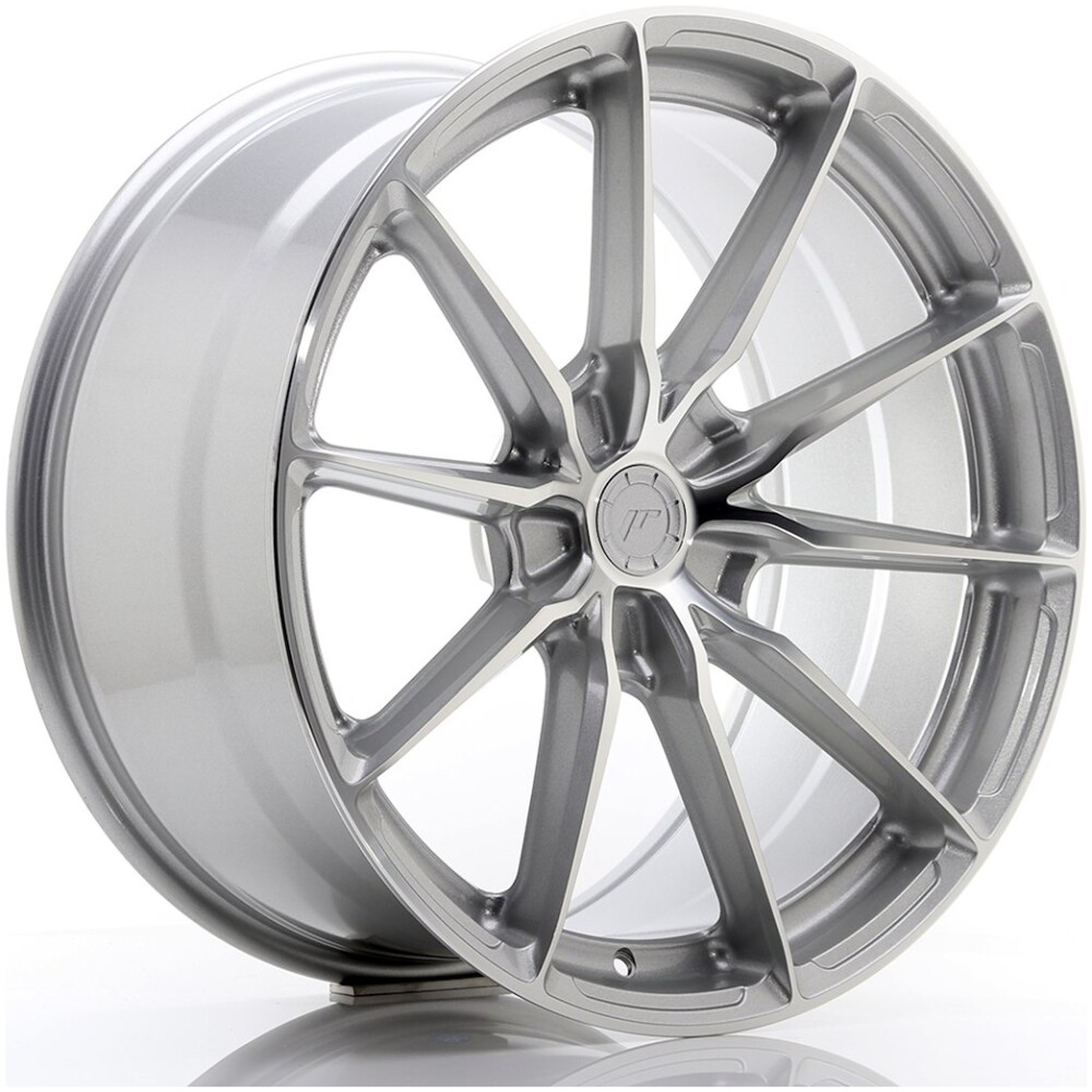 JR Wheels JR37 20x10 ET25 5x112 Silver Machined Face