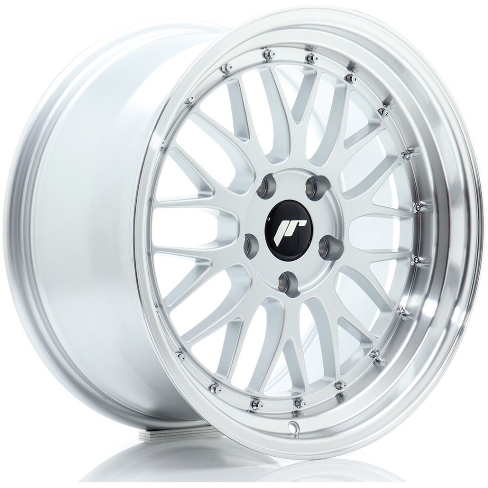 JR Wheels JR23 18x9,5 ET35 5x120 Hyper Silver w/ Machined Lip