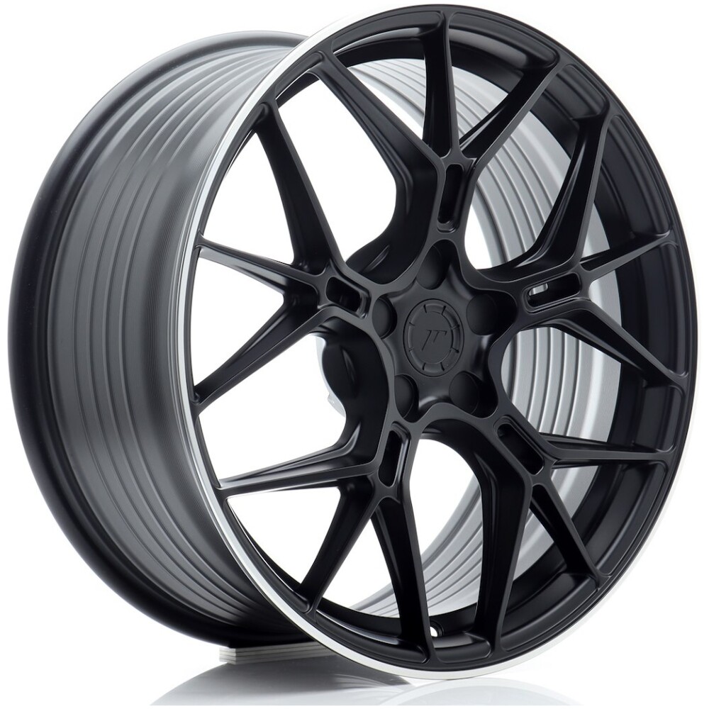 JR Wheels JR51 19x8,5 ET20-45 5H BLANK Satin Black w/ Machined Lip