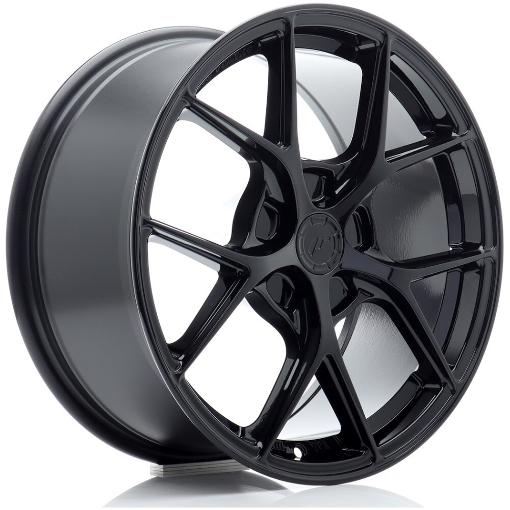 JR Wheels SL01 17x7 ET20-40 5H BLANK Gloss Black